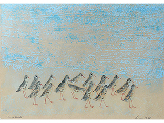 Shorebirds by Louis Pohl (1915-1999)