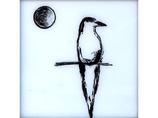 Bird with Moon by Jodi Endicott