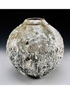 Small Moonscape Vase by Daven Hee