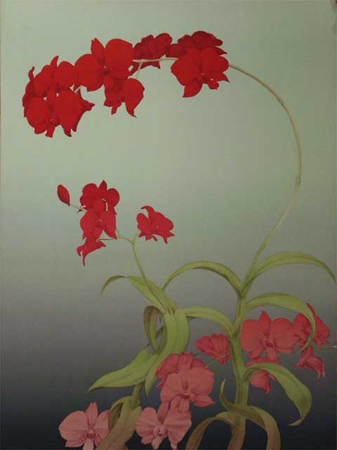 Red Orchid 42/100 by Ken Bushnell