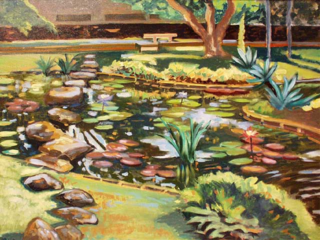 Lily Pond by Mark  Brown