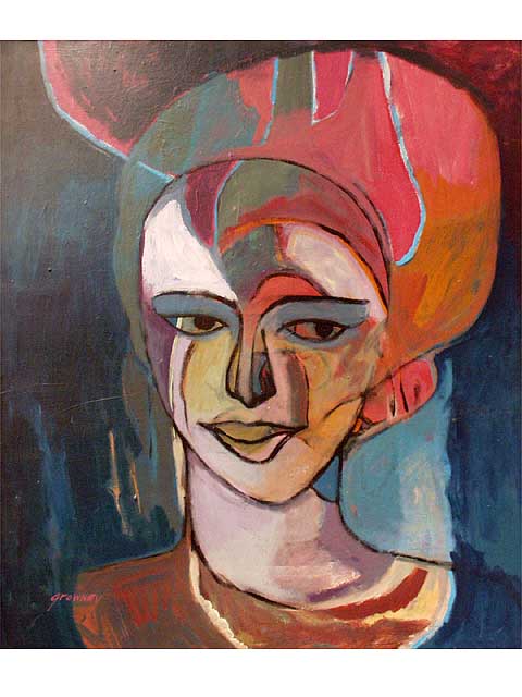 Woman in Turban by Jim Growney
