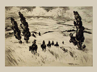 Slopes at Hakake'a by Huc Luquiens (1881-1961)
