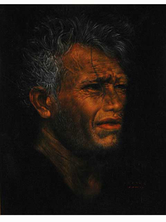 Tahitian Chief by Edgar Leeteg (1904-1953)