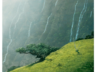 Ko'olau Waterfalls by Michael Furuya