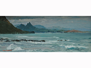 Hawaiian Water Scene (Kauai North Coast) by Peter  Hayward (1905-1993)