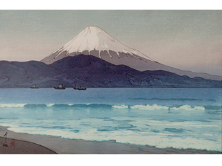 Mt. Fuji From Miho by Hiroshi Yoshida (1876-1950)
