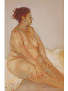 Nude with Red Hair by Chris Campbell