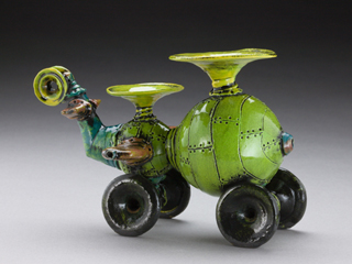 Lime Green Twin Rotor Heli by Daven Hee (View 2)