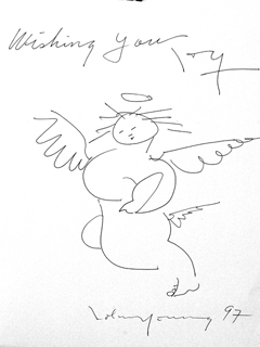 Untitled:  Christmas Angel II by John Young (1909-1997)