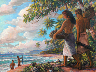Polynesian Fantasy    by Arthur Johnsen (1952-2015)
