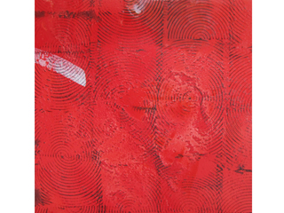 Red Woodgrain by Sally French