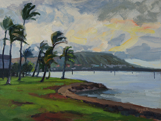 Hawaii Kai Morning Study by Lynne Boyer