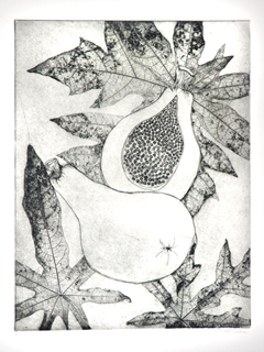 Papaya  ev 3/15 by Ann Kondo Corum
