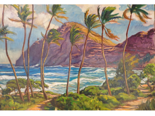 Makapu'u Beach by Arthur Johnsen (1952-2015)