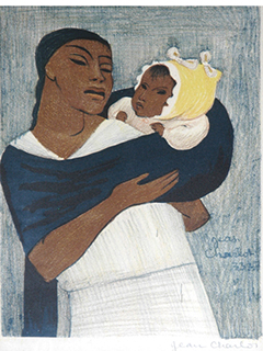 Mother & Child by Jean Charlot (1898-1979)