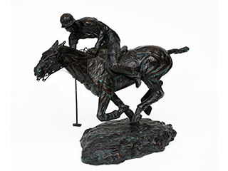 Polo Player by Bronze Artist Unknown