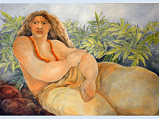 Untitled Lounging Woman by Yvonne Cheng