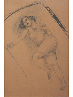 Woman in Sundress by Isami Doi (1903-1965)