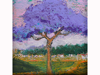Purple Tree by Anthony  Mendivil