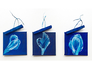 Jellyfish fun (Triptych) by Gigi Manawis