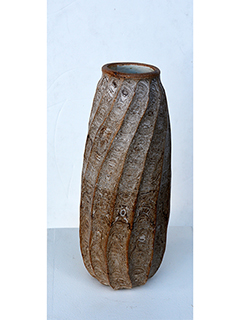 Carved Vase by Faye Maeshiro