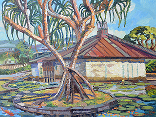 Punahou Chapel by Mark  Brown