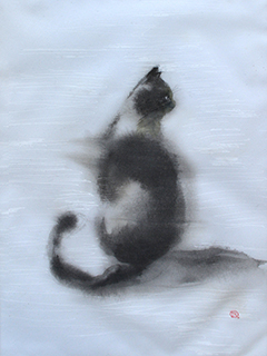 Untitled Cat #9 by Thuy Bui