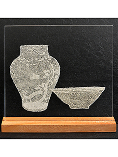 Jar I with 1 bowl by Jeeun Kim