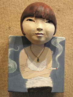Girl With a Cigarette by Maile Yawata (View 2)