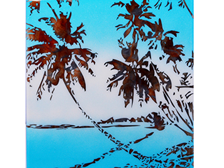 Cool Tiki Palms by Pati O'Neal