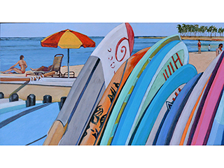 Surfboards by Ingrid Manzione
