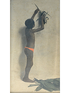 Boy with Lobster by Caroline Haskins Gurrey