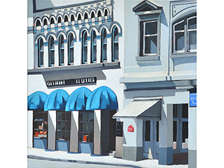 The Blue Awning by Brenda Cablayan