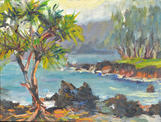 Keanae Rainy Day by Yvonne Manipon