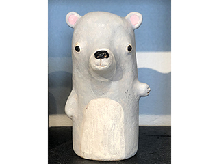 Gray/White Bear #2 by May Izumi