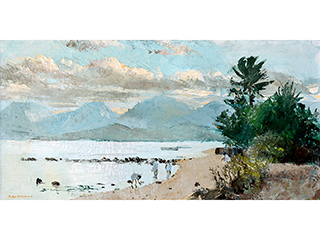 Before Kualoa Ranch by Peter Hayward (1905-1993)