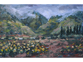 North Shore - Sunflowers by David Luchak