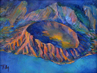 Diamond Head Twilight by Tetyana Miyamoto