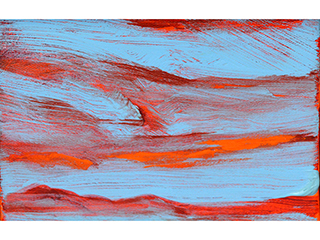 Orange Clouds by Noreen Naughton