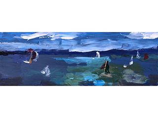 Friday Pau Hana Boat Race by Carin Rapson