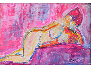 Reclining Nude by Natalie Zagami