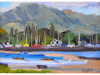 Haleiwa View Study by Lynne Boyer