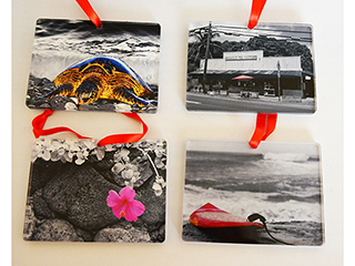 Ornaments  (single sided acrylic) by Debra Casey
