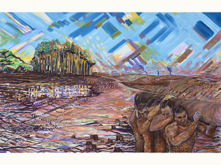 The Last Stand, 'Iliahi 1830 by Meala  Bishop