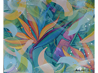 Precious Love-Bird of Paradise II by Mehee Choi Lee