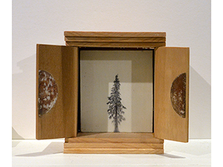 Prayers (Moon & yellow Cedar) by Hiroko Sakurai