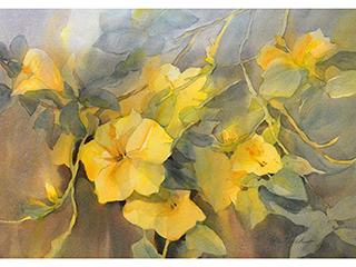 Yellow Hibiscus by Roger Whitlock