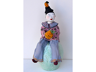 Man with pumpkin  by Vicky Chock