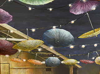 City Lights - Night Festival by Sandra Blazel